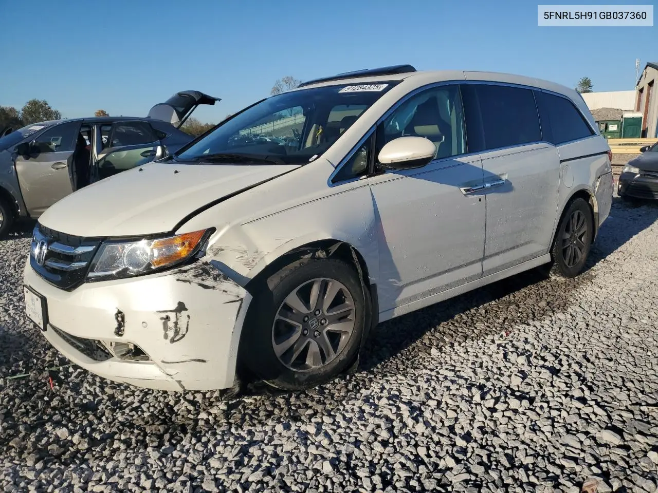 5FNRL5H91GB037360 2016 Honda Odyssey Touring