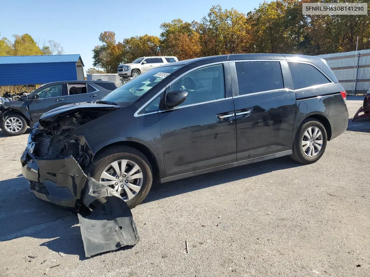 5FNRL5H63GB141290 2016 Honda Odyssey Exl