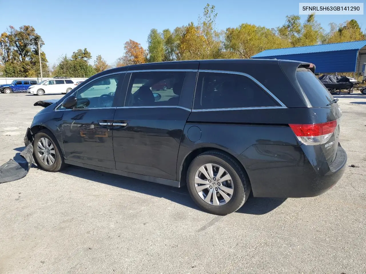5FNRL5H63GB141290 2016 Honda Odyssey Exl