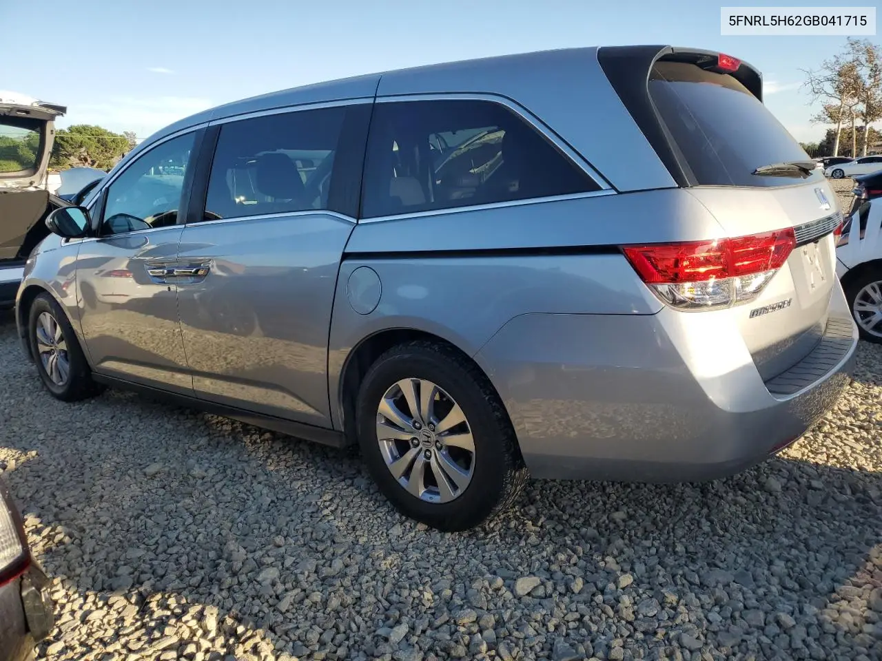 5FNRL5H62GB041715 2016 Honda Odyssey Exl