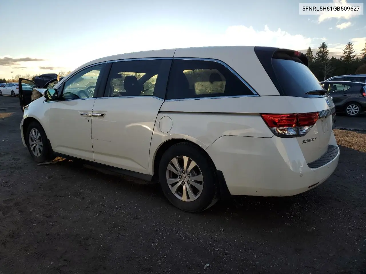 5FNRL5H61GB509627 2016 Honda Odyssey Exl