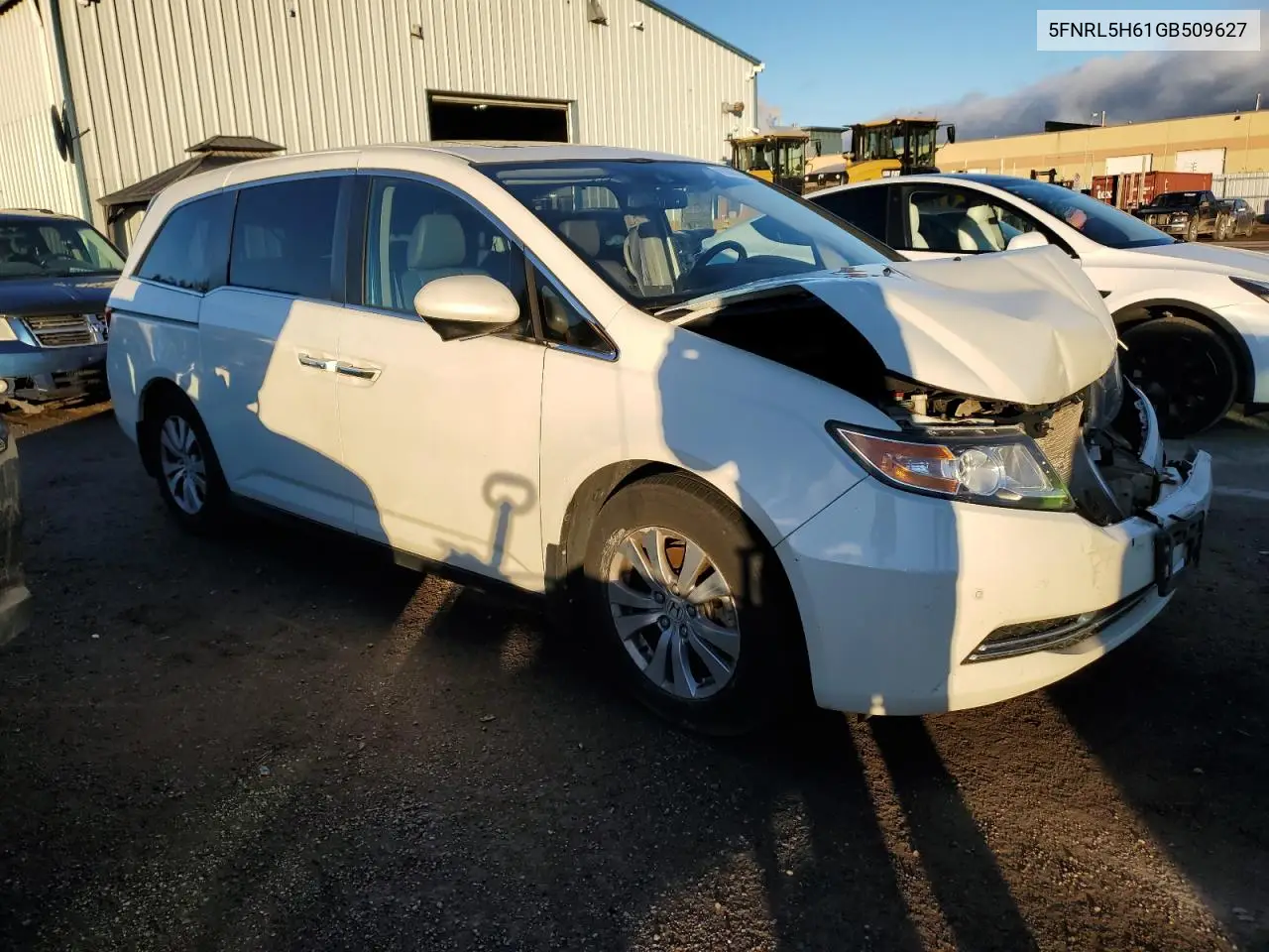 5FNRL5H61GB509627 2016 Honda Odyssey Exl