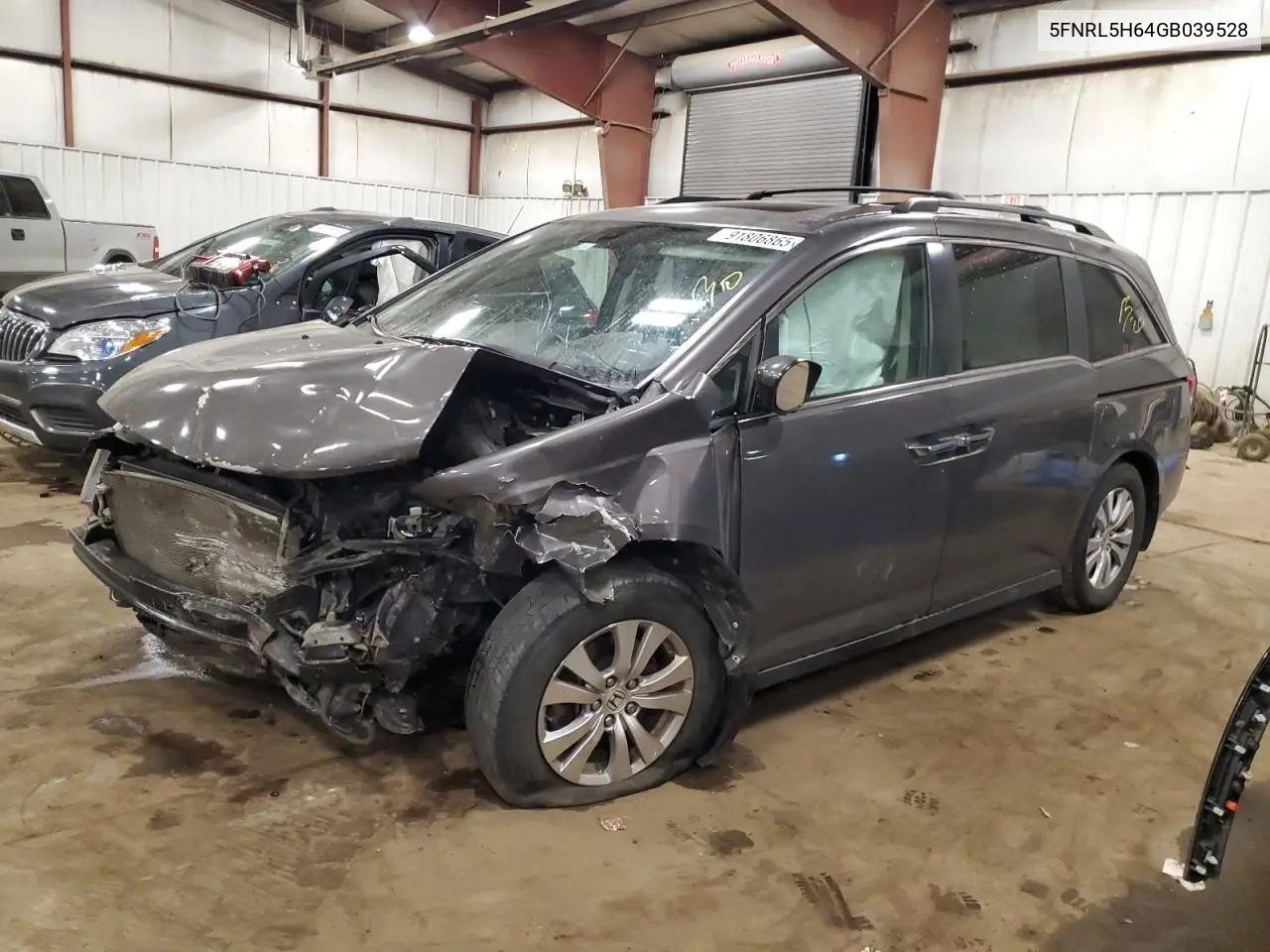 5FNRL5H64GB039528 2016 Honda Odyssey Exl