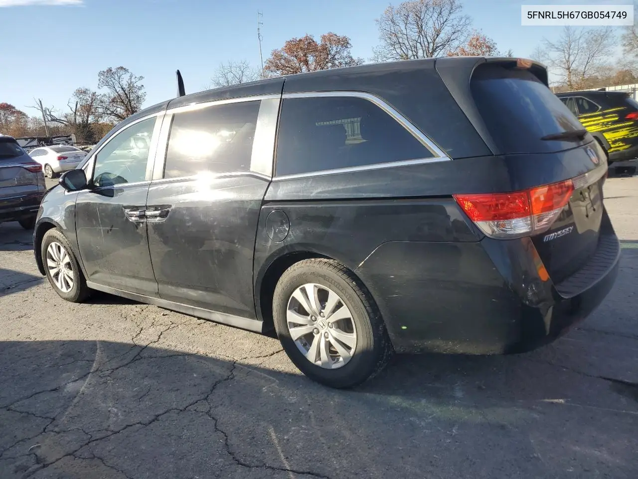 5FNRL5H67GB054749 2016 Honda Odyssey Exl