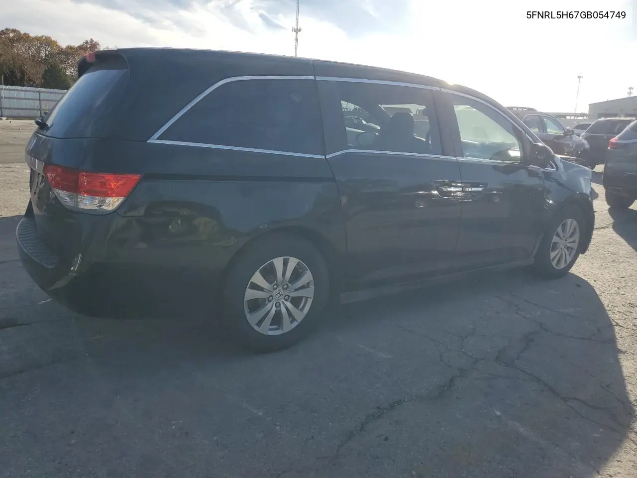 5FNRL5H67GB054749 2016 Honda Odyssey Exl