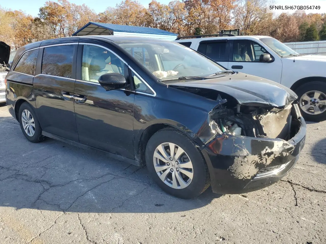 5FNRL5H67GB054749 2016 Honda Odyssey Exl