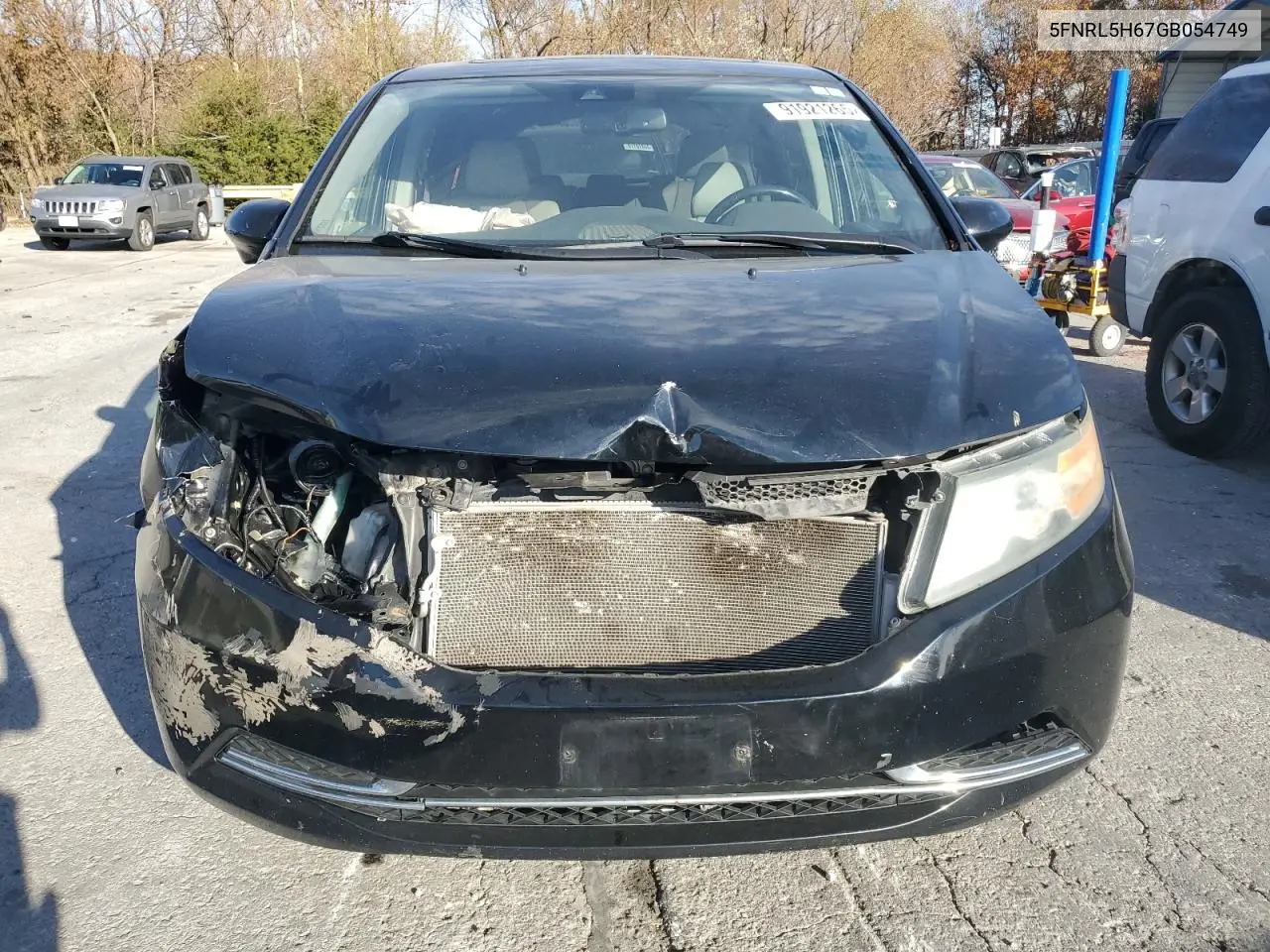5FNRL5H67GB054749 2016 Honda Odyssey Exl