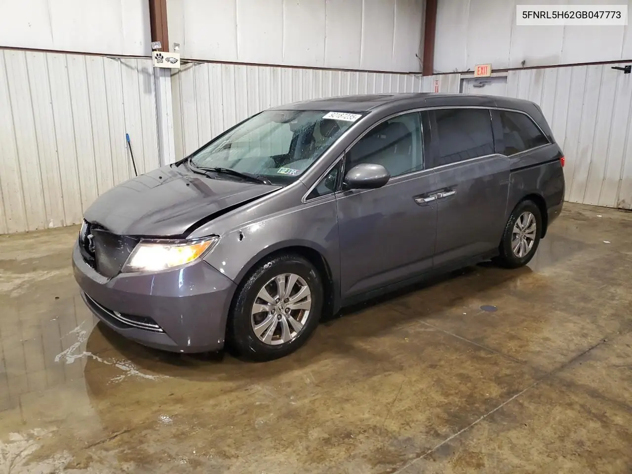 5FNRL5H62GB047773 2016 Honda Odyssey Exl