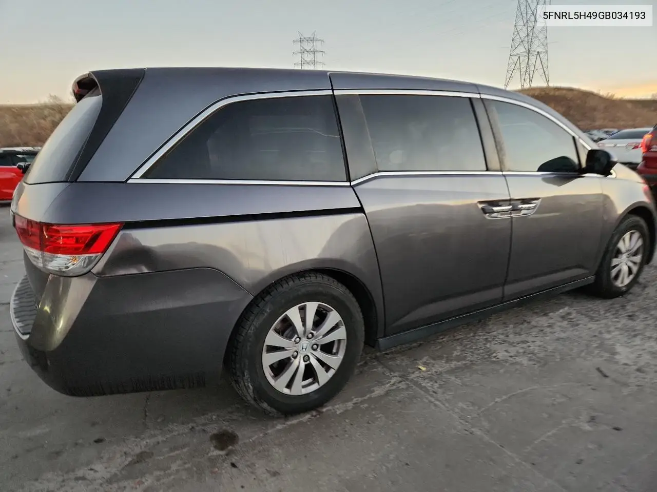 5FNRL5H49GB034193 2016 Honda Odyssey Ex