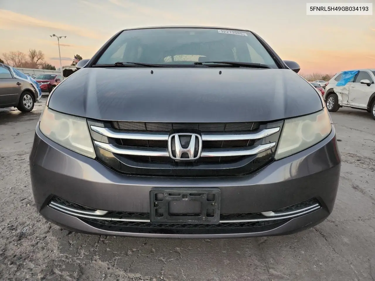 5FNRL5H49GB034193 2016 Honda Odyssey Ex