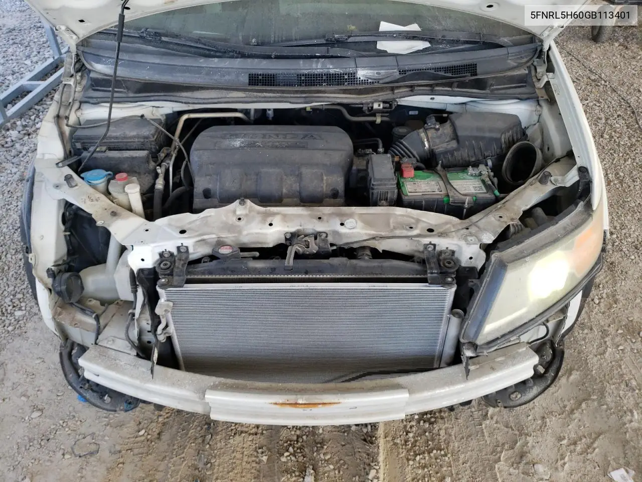 5FNRL5H60GB113401 2016 Honda Odyssey Exl