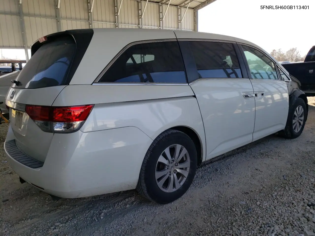 5FNRL5H60GB113401 2016 Honda Odyssey Exl