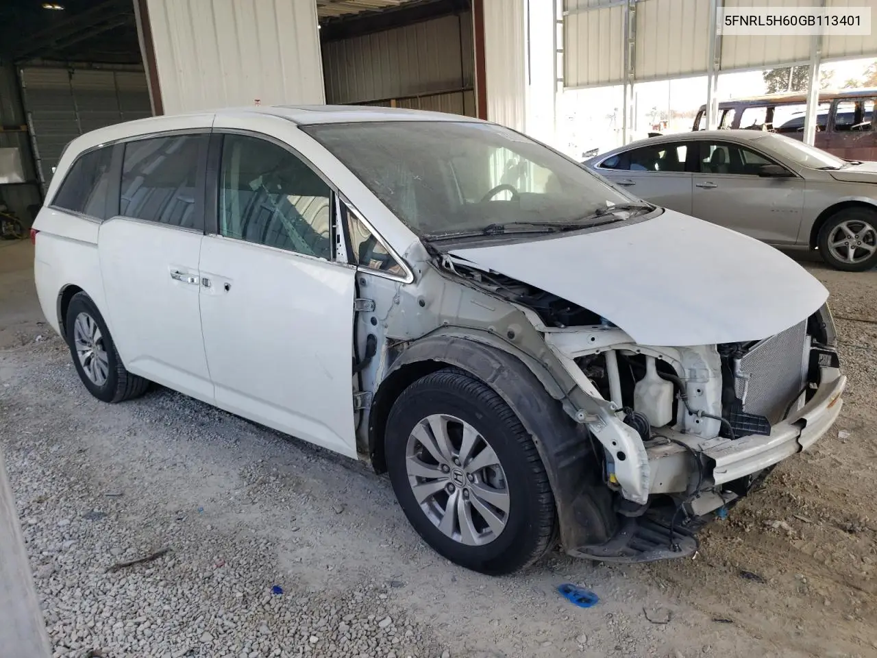 5FNRL5H60GB113401 2016 Honda Odyssey Exl