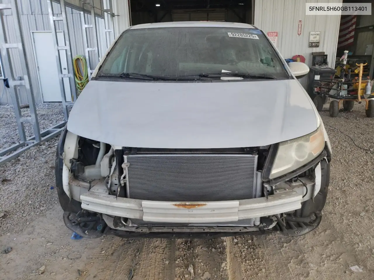 5FNRL5H60GB113401 2016 Honda Odyssey Exl
