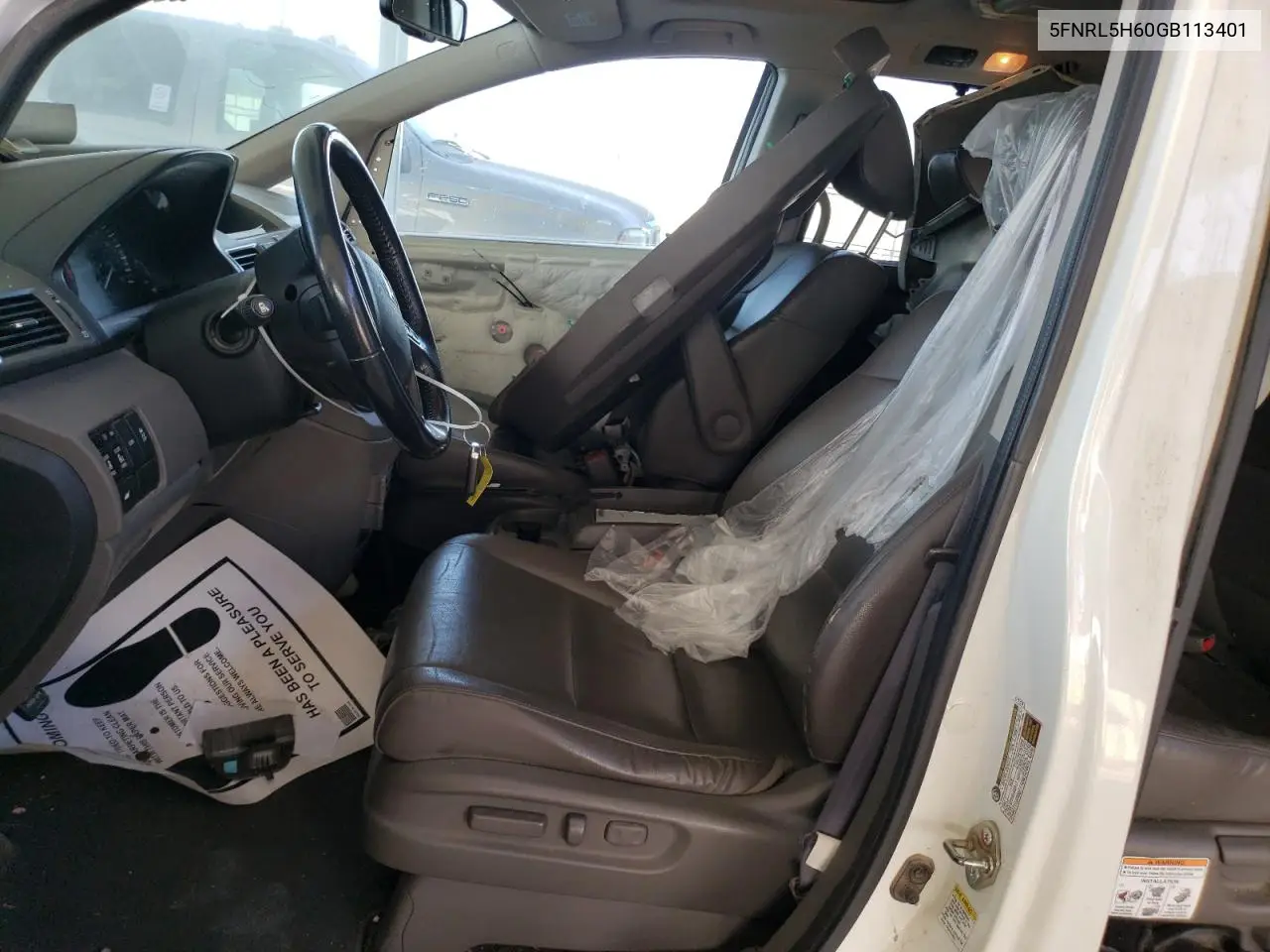 5FNRL5H60GB113401 2016 Honda Odyssey Exl