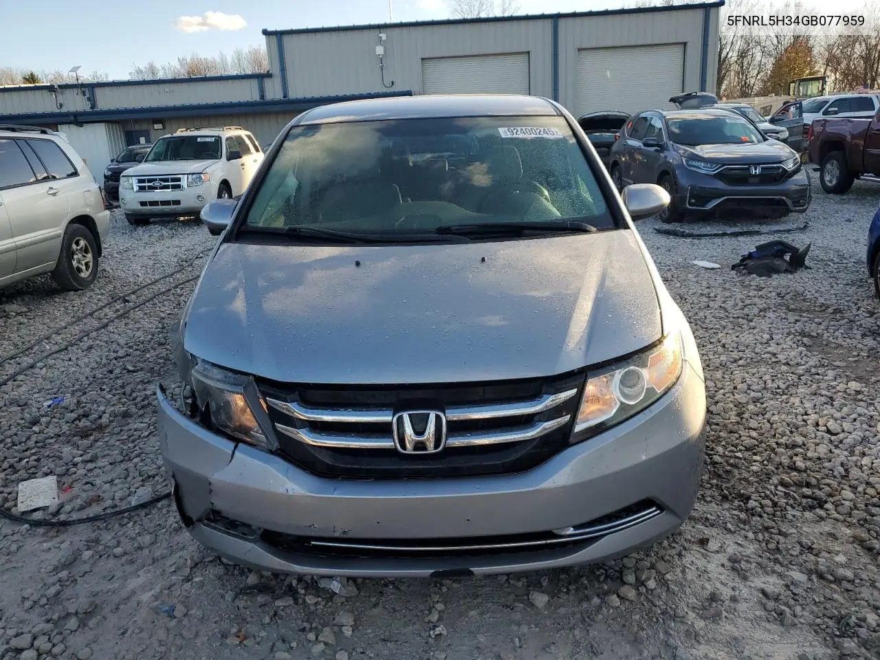 5FNRL5H34GB077959 2016 Honda Odyssey Se