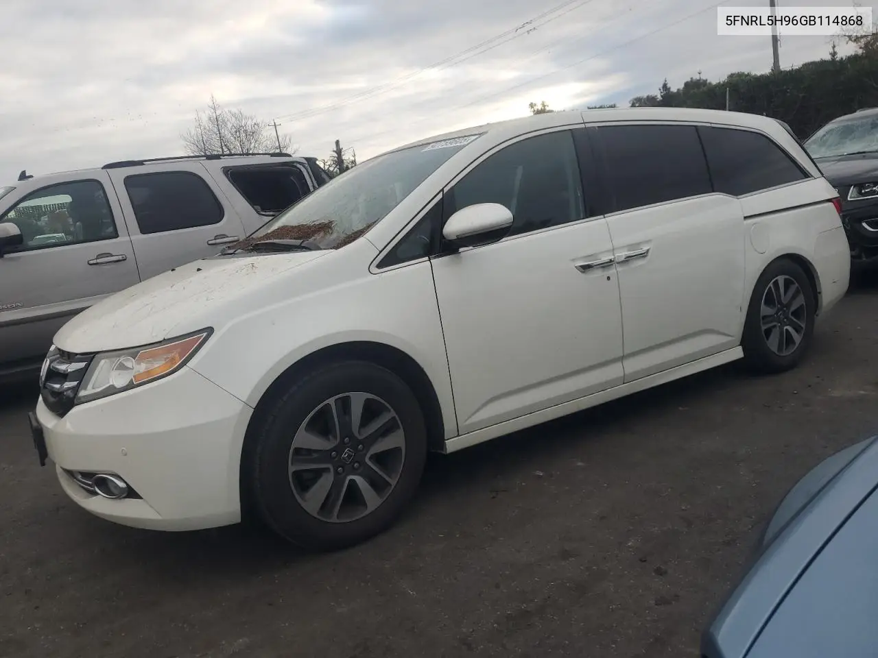 5FNRL5H96GB114868 2016 Honda Odyssey Touring