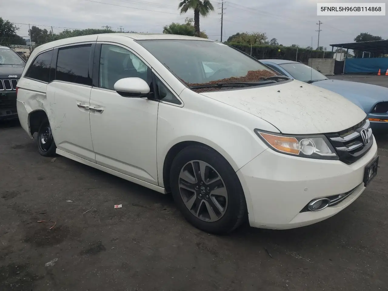 5FNRL5H96GB114868 2016 Honda Odyssey Touring