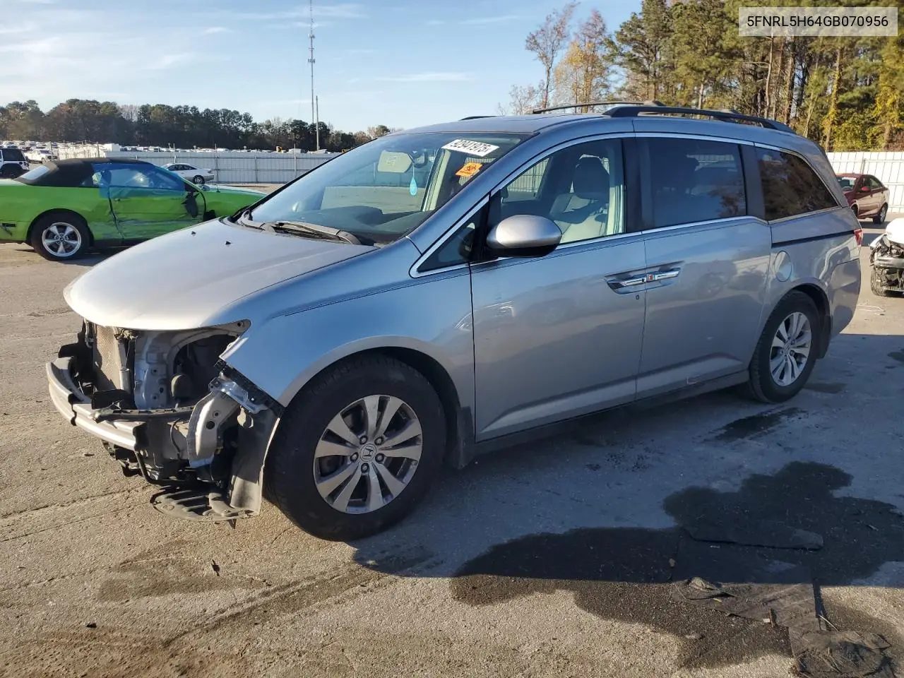 5FNRL5H64GB070956 2016 Honda Odyssey Exl
