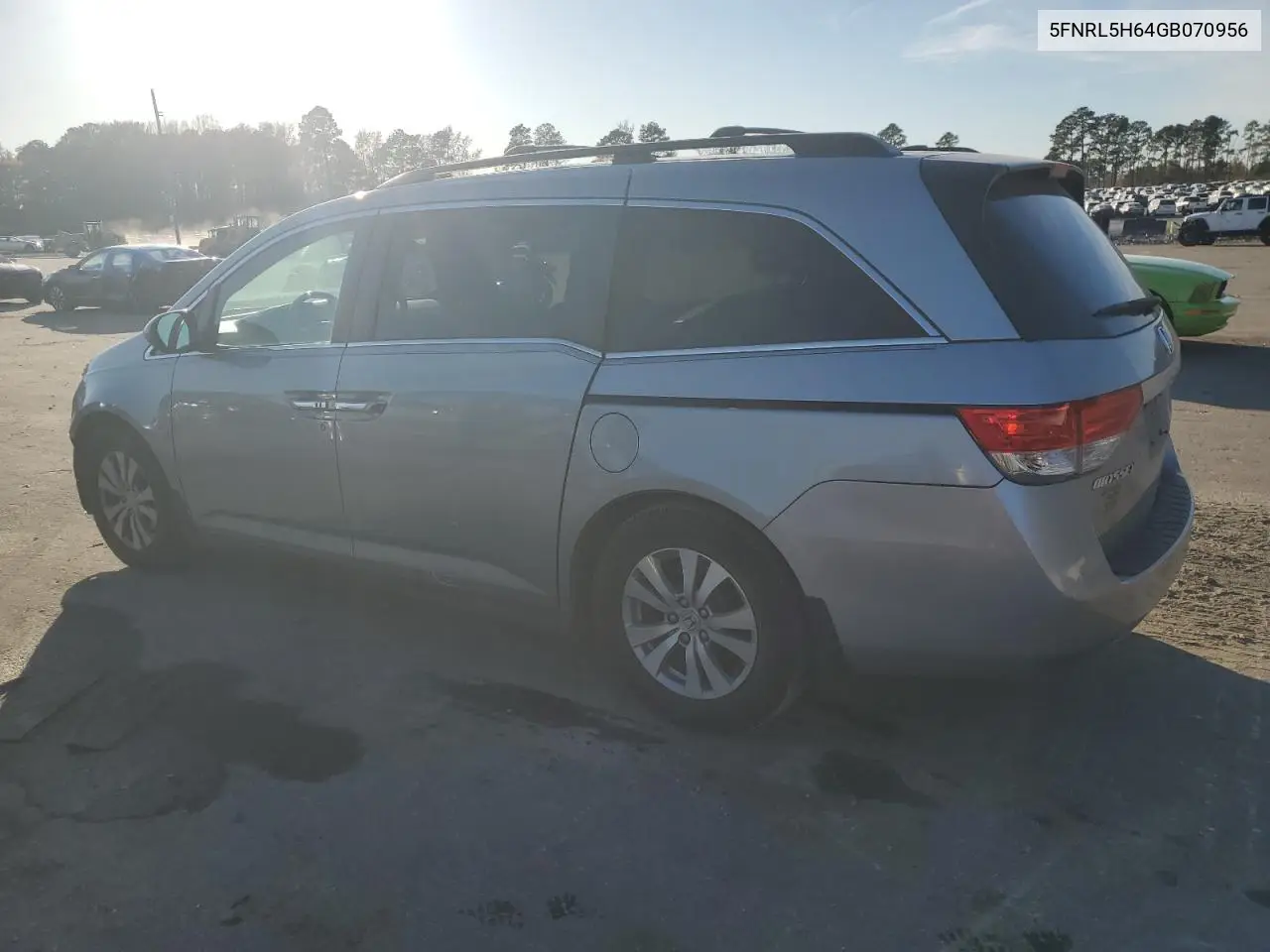 5FNRL5H64GB070956 2016 Honda Odyssey Exl