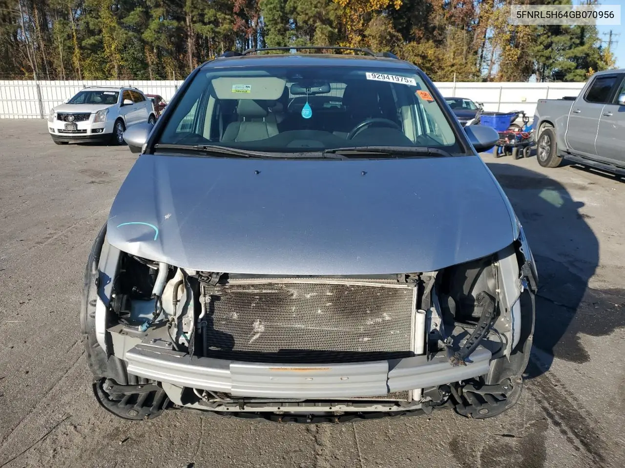 5FNRL5H64GB070956 2016 Honda Odyssey Exl