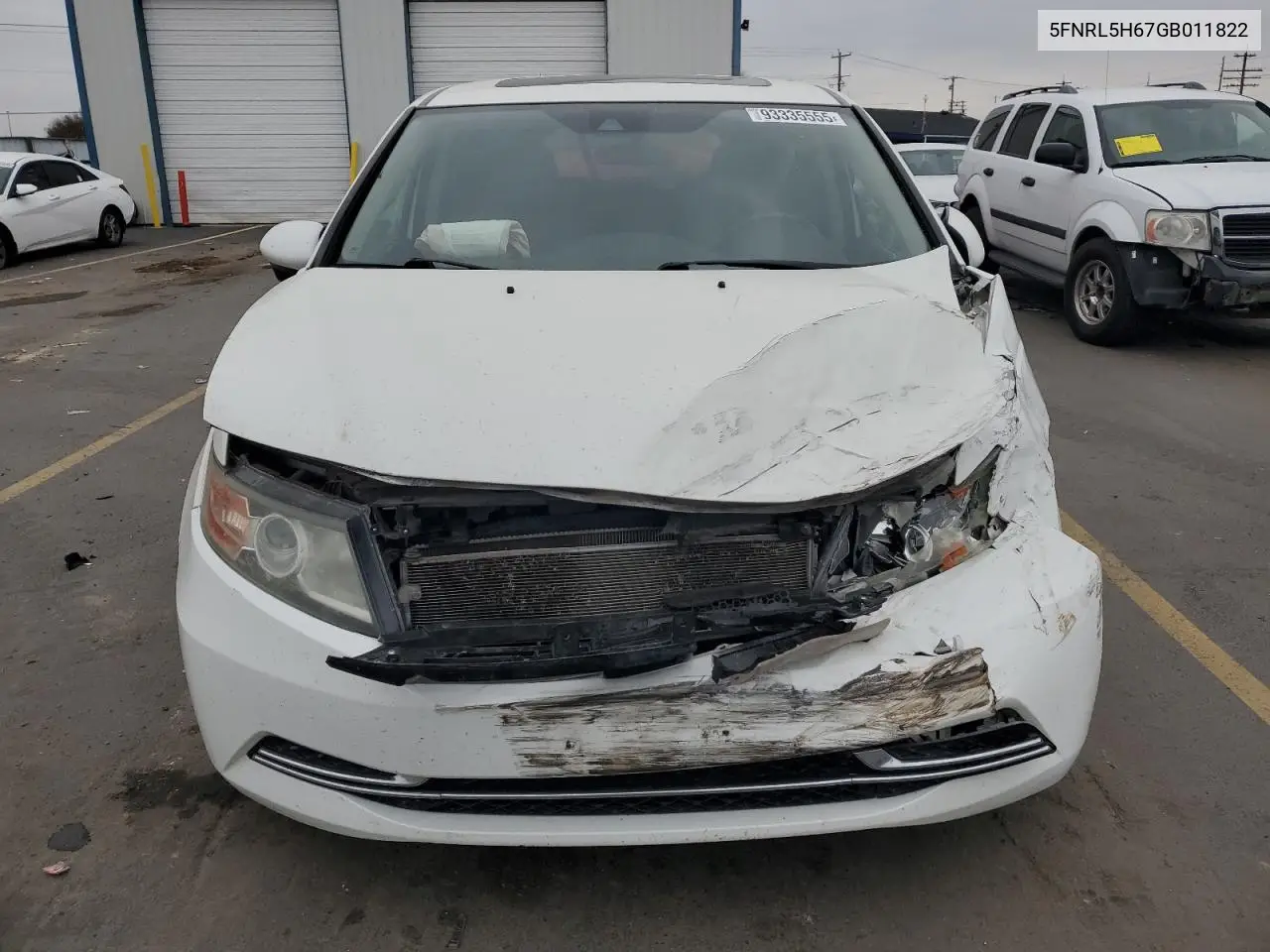 5FNRL5H67GB011822 2016 Honda Odyssey Exl