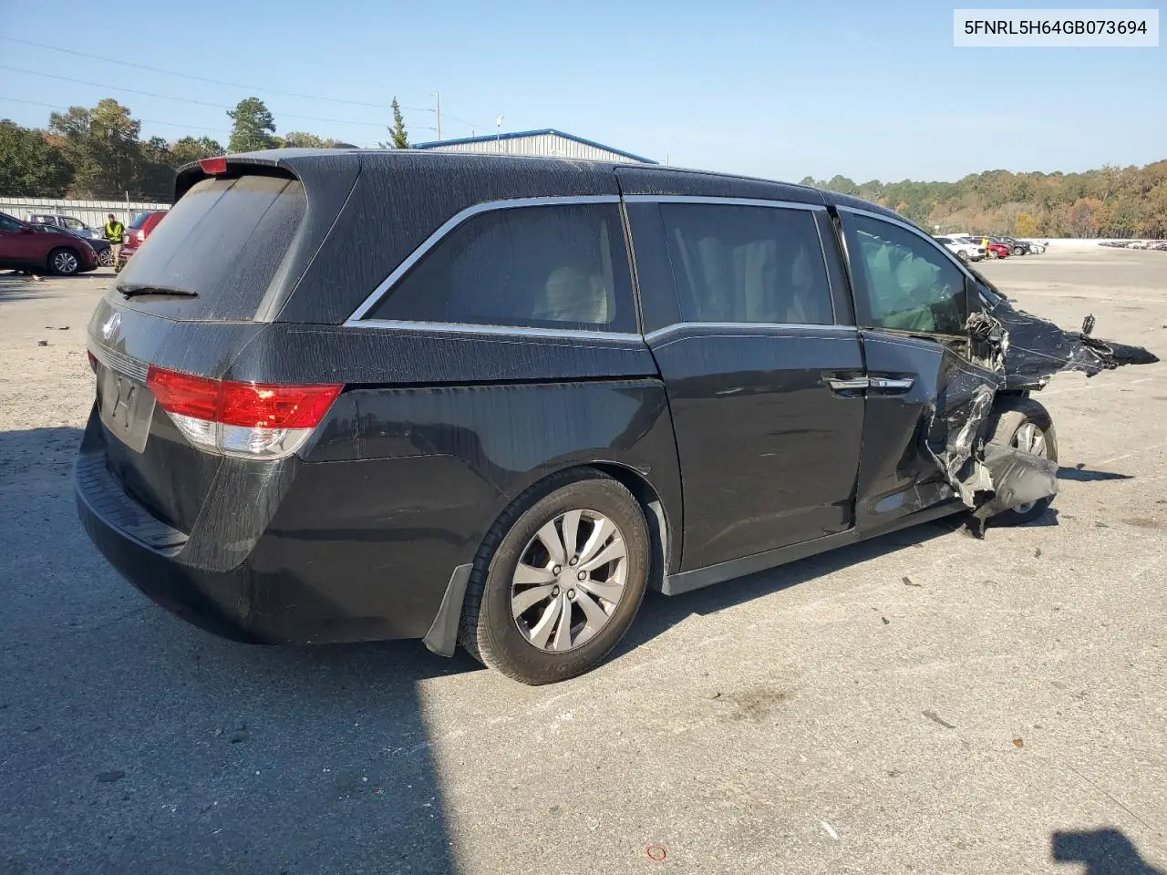 5FNRL5H64GB073694 2016 Honda Odyssey Exl