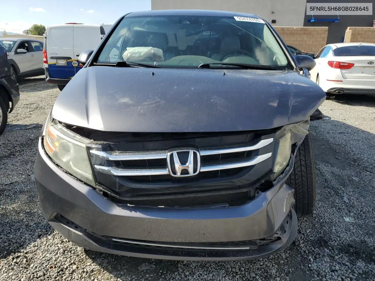 5FNRL5H68GB028645 2016 Honda Odyssey Exl