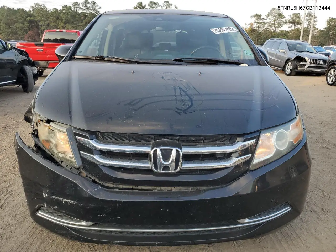 5FNRL5H67GB113444 2016 Honda Odyssey Exl