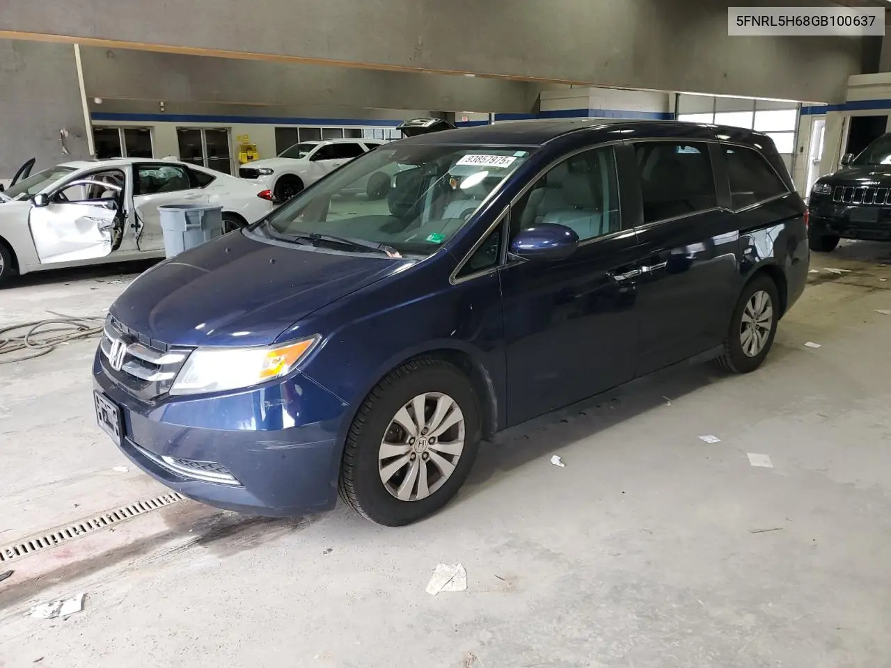 5FNRL5H68GB100637 2016 Honda Odyssey Exl