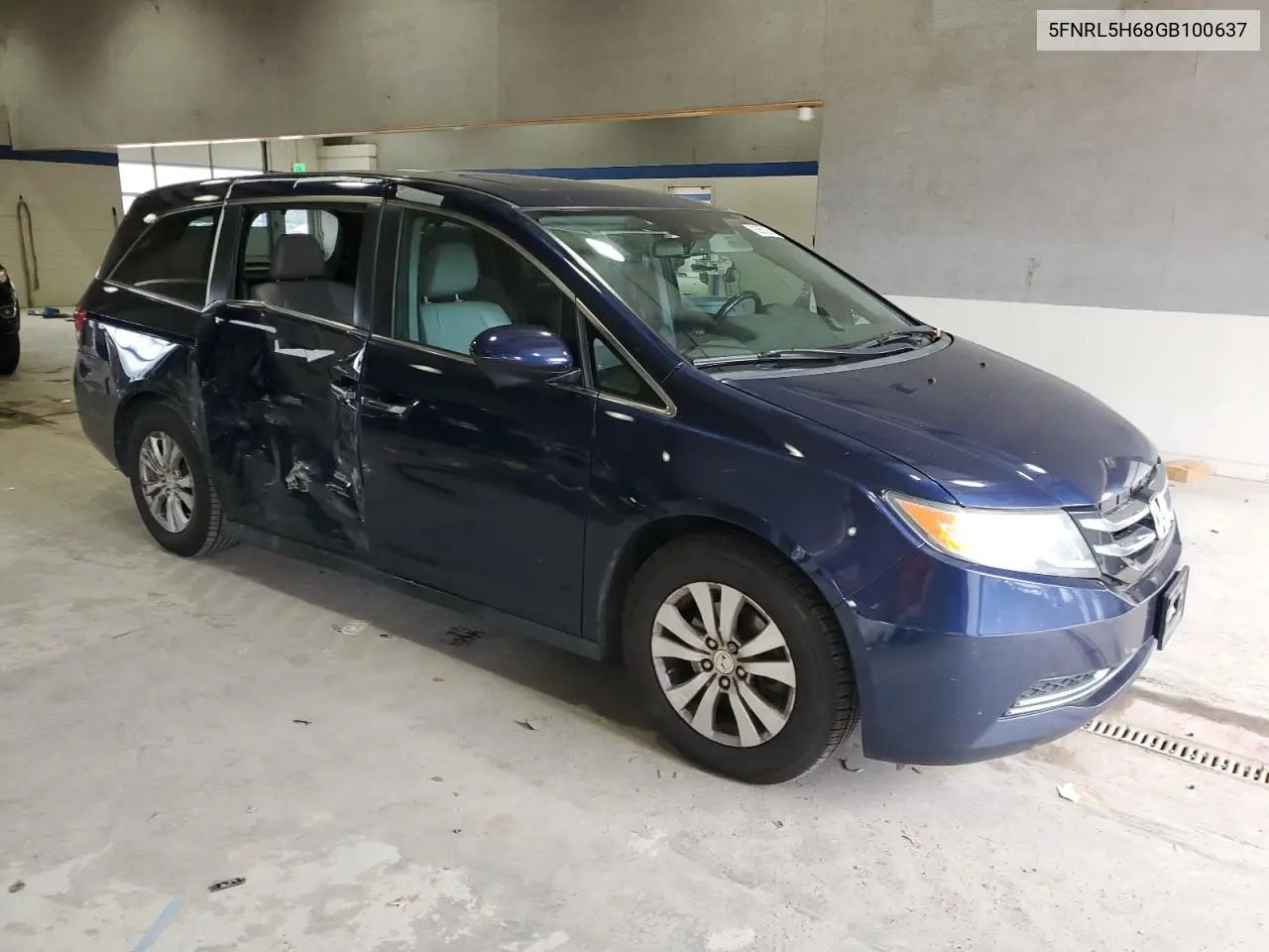 5FNRL5H68GB100637 2016 Honda Odyssey Exl