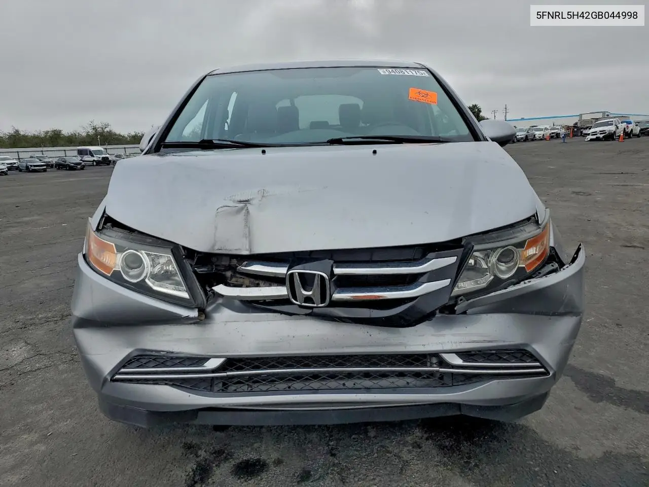 5FNRL5H42GB044998 2016 Honda Odyssey Ex