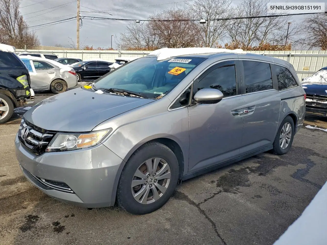 5FNRL5H39GB151991 2016 Honda Odyssey Se