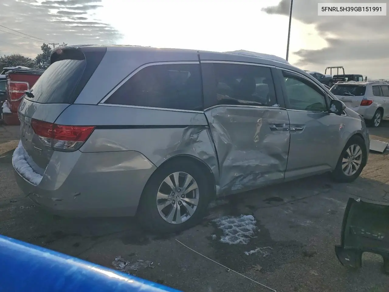 5FNRL5H39GB151991 2016 Honda Odyssey Se
