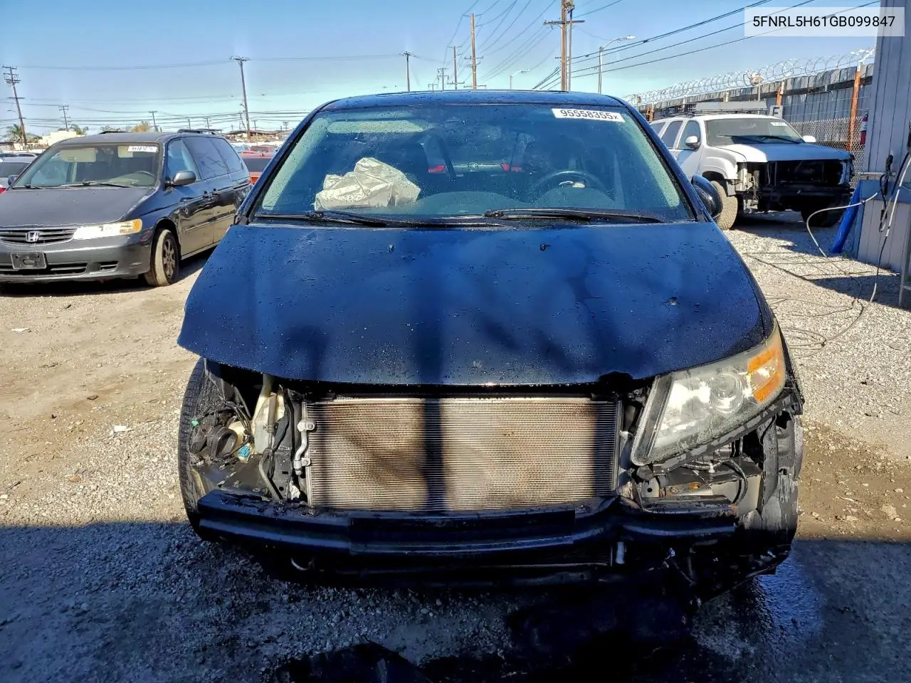 5FNRL5H61GB099847 2016 Honda Odyssey Exl