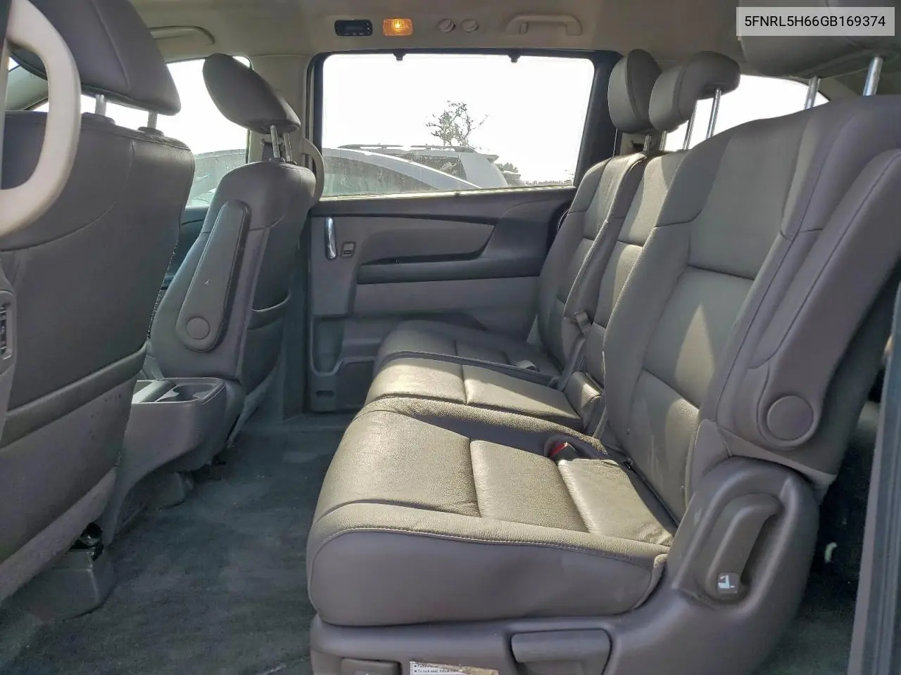 5FNRL5H66GB169374 2016 Honda Odyssey Exl