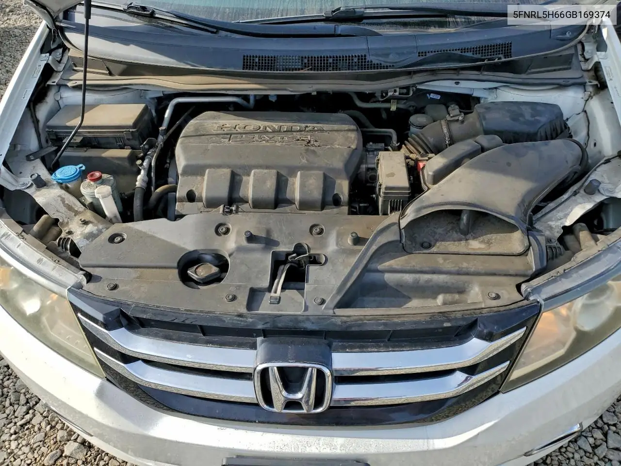 5FNRL5H66GB169374 2016 Honda Odyssey Exl