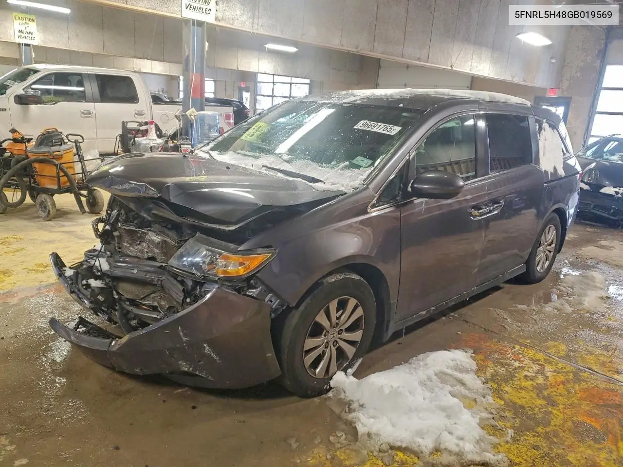 5FNRL5H48GB019569 2016 Honda Odyssey Ex
