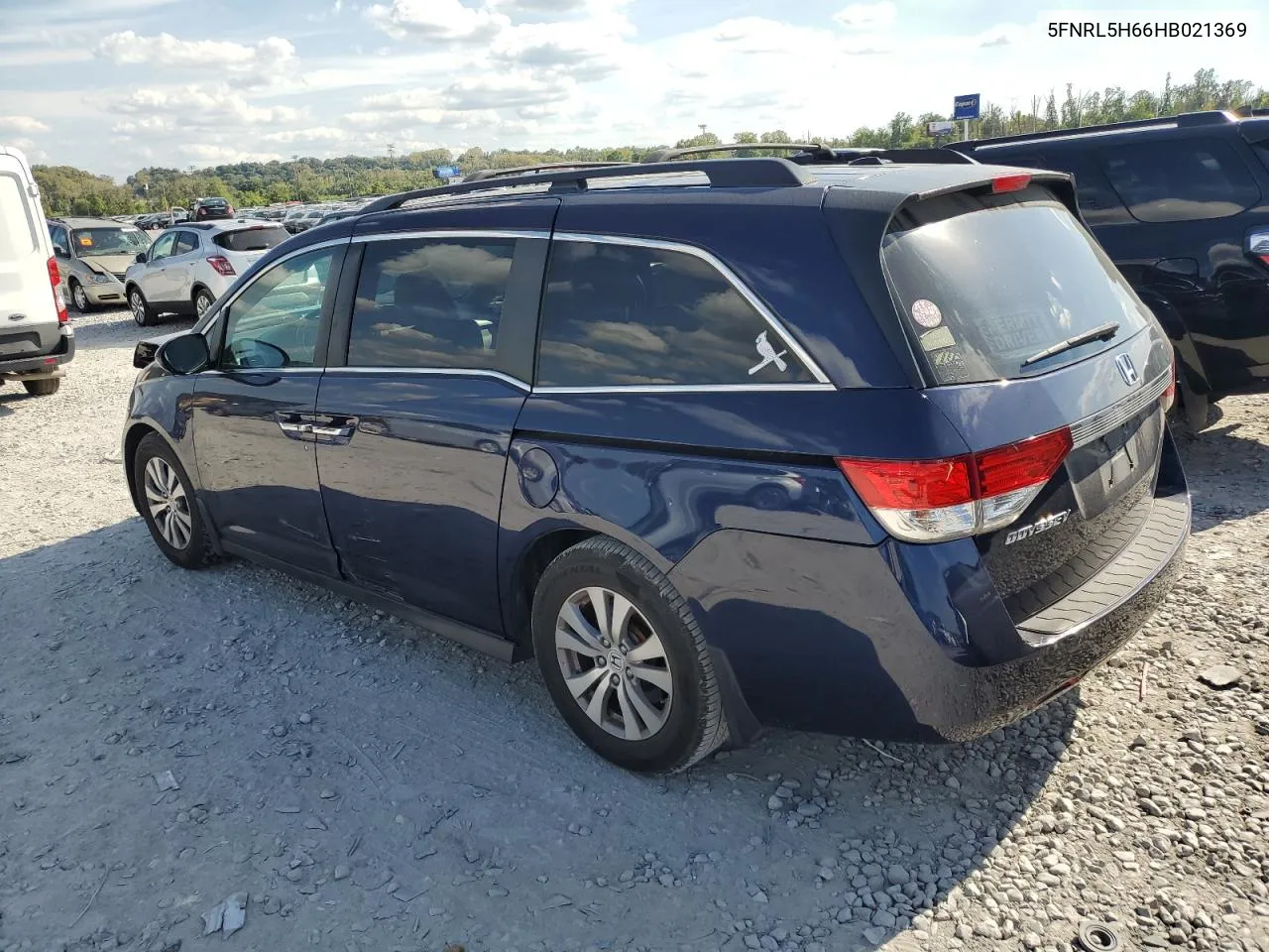 5FNRL5H66HB021369 2017 Honda Odyssey Exl