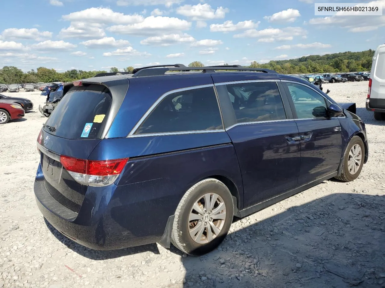 2017 Honda Odyssey Exl VIN: 5FNRL5H66HB021369 Lot: 71298604