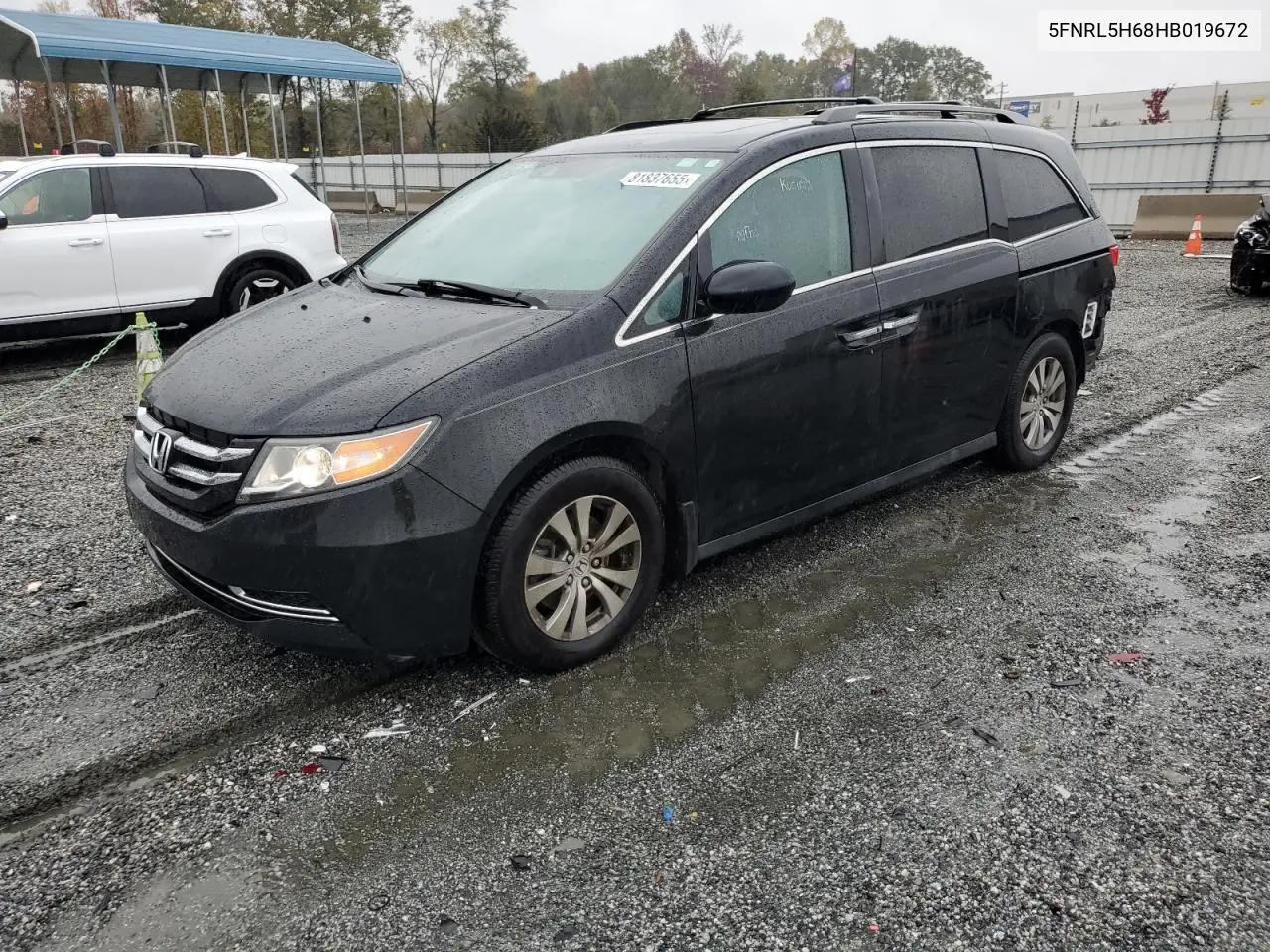 5FNRL5H68HB019672 2017 Honda Odyssey Exl