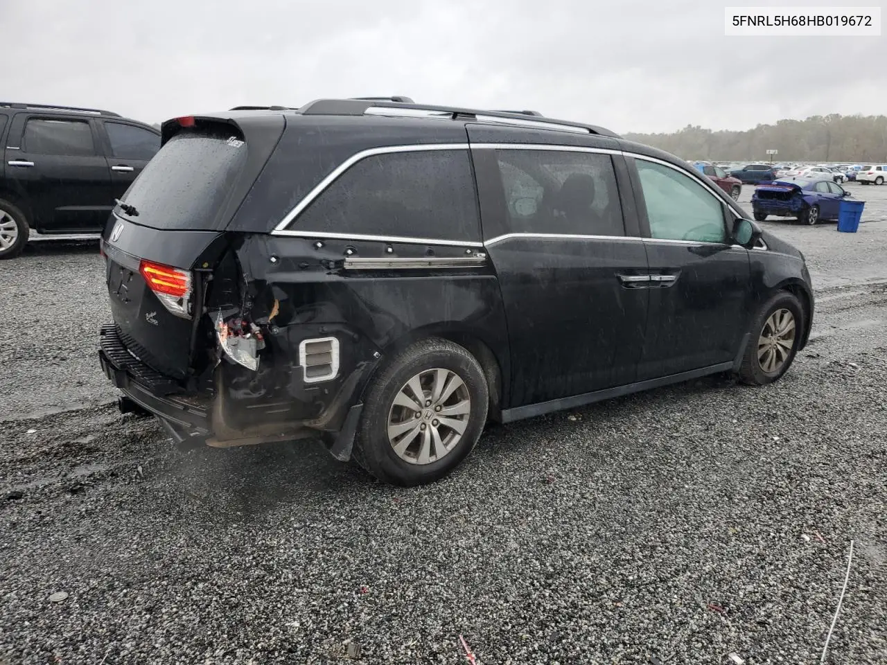 5FNRL5H68HB019672 2017 Honda Odyssey Exl