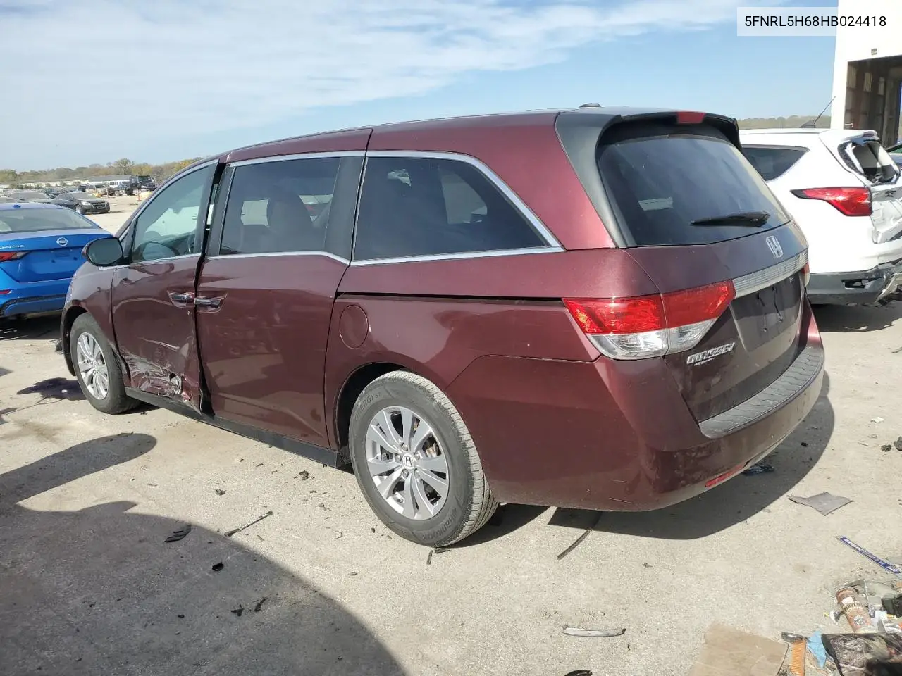 5FNRL5H68HB024418 2017 Honda Odyssey Exl