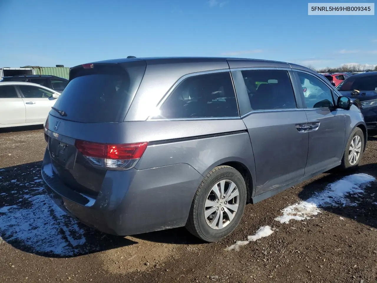 5FNRL5H69HB009345 2017 Honda Odyssey Exl