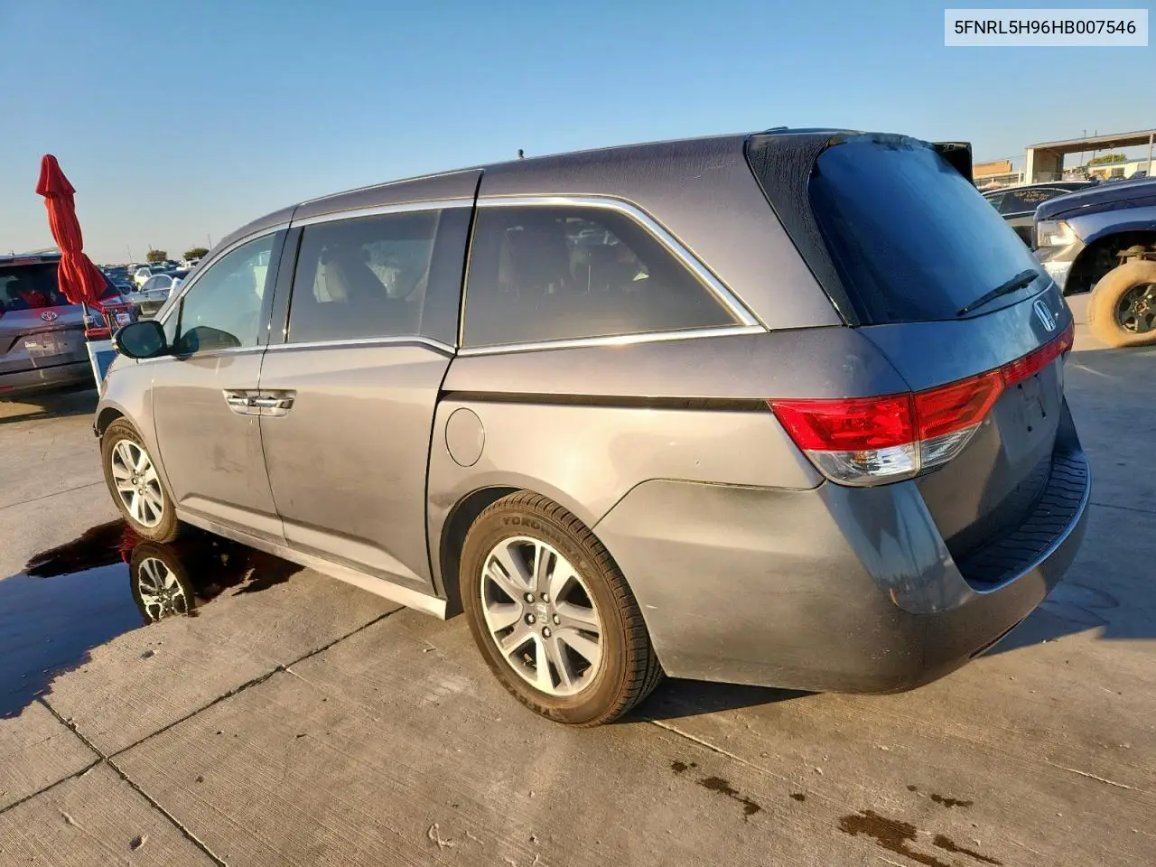 5FNRL5H96HB007546 2017 Honda Odyssey Touring