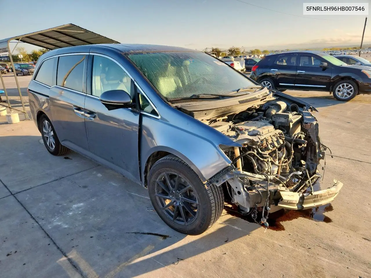 5FNRL5H96HB007546 2017 Honda Odyssey Touring