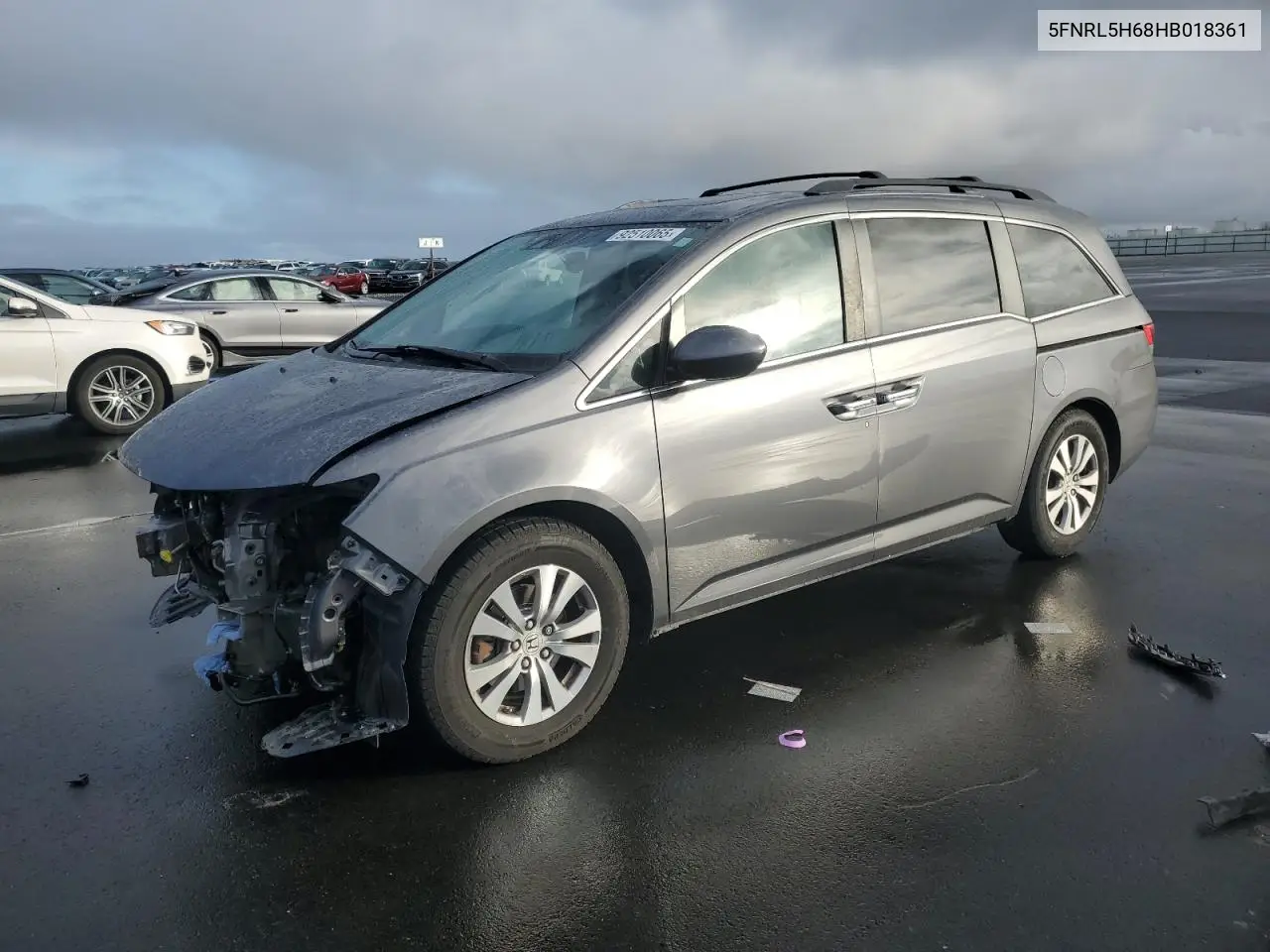 5FNRL5H68HB018361 2017 Honda Odyssey Exl