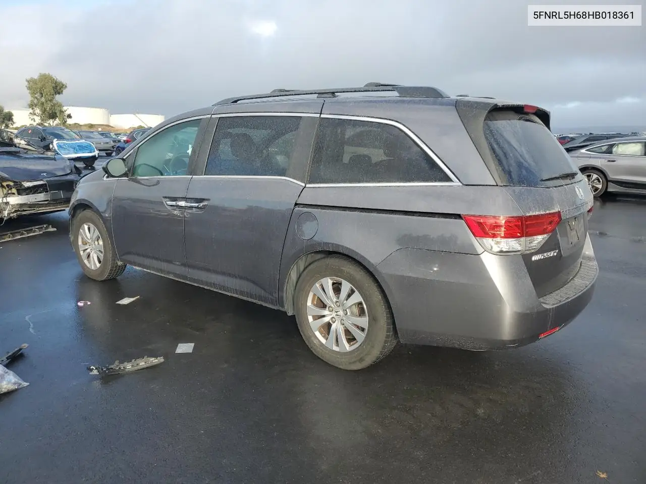 5FNRL5H68HB018361 2017 Honda Odyssey Exl
