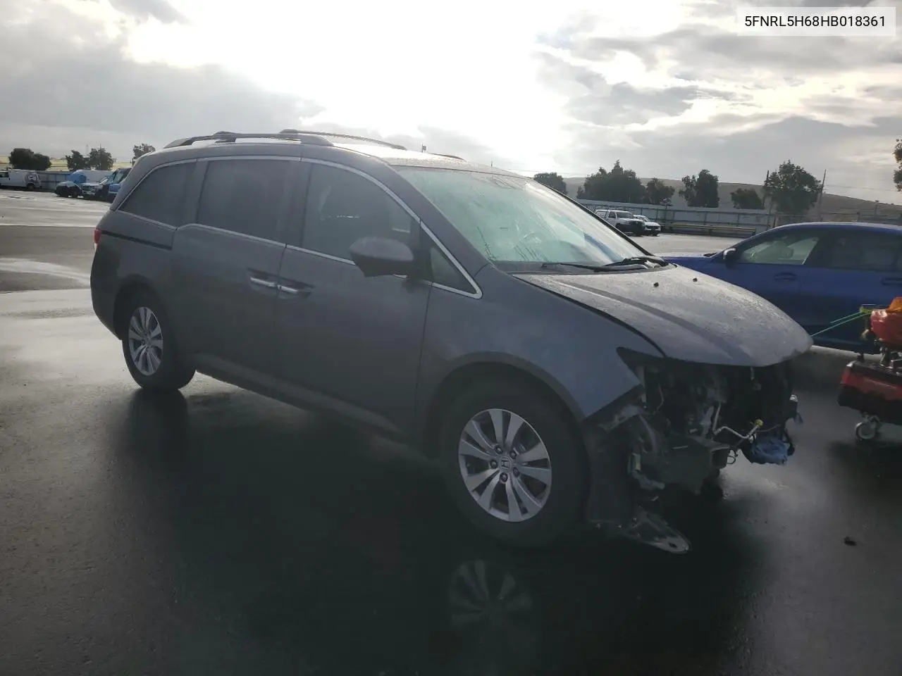 5FNRL5H68HB018361 2017 Honda Odyssey Exl