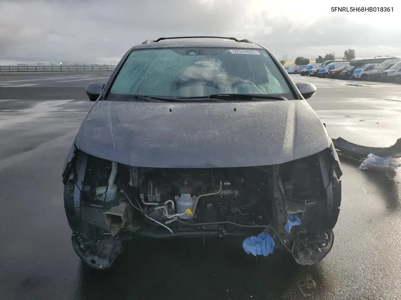 5FNRL5H68HB018361 2017 Honda Odyssey Exl